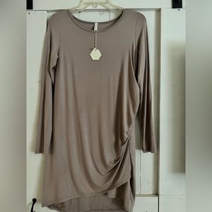 Pink blush maternity dress